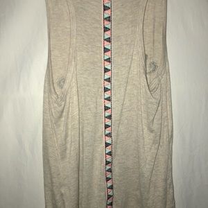 Tank top with design on the back